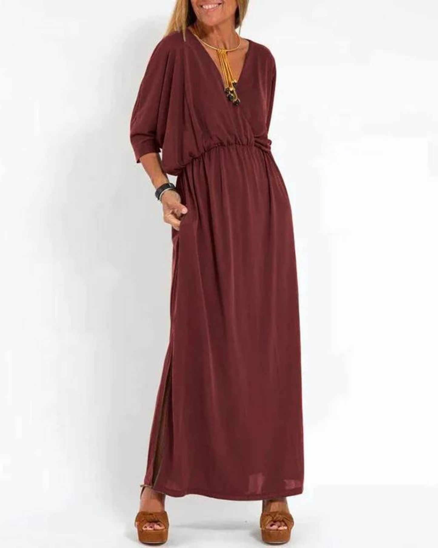 Amalia | Women's Beach Elegant Flowing Dress