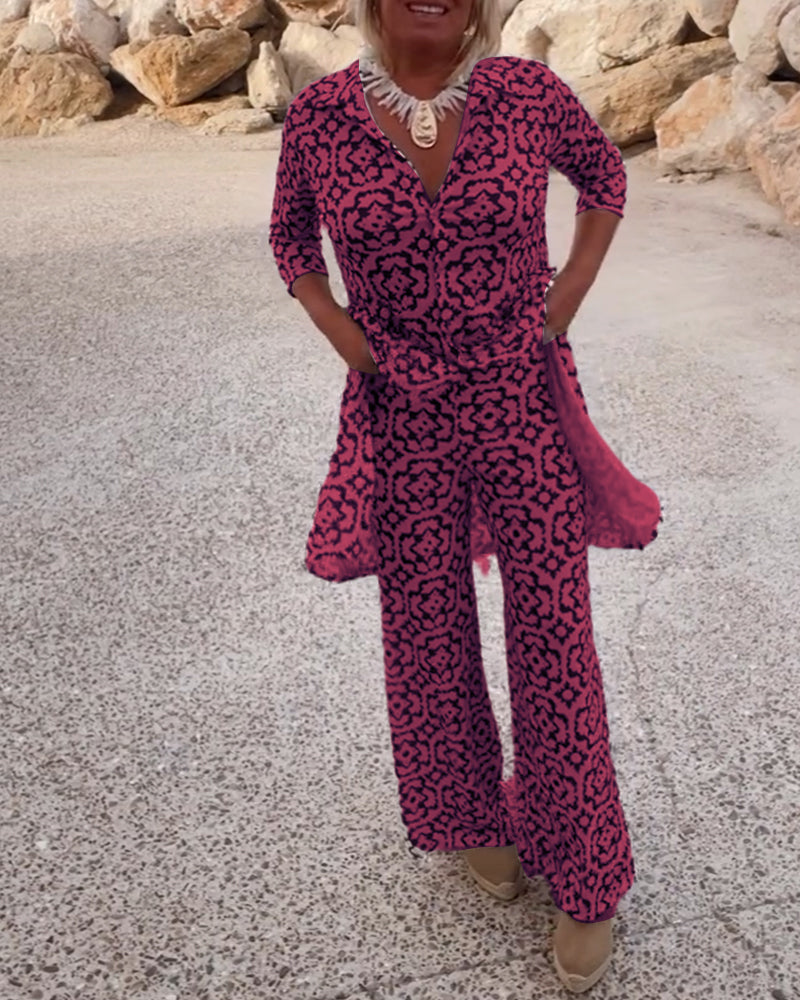 Howlite | Women's Summer Printed Two Trousers