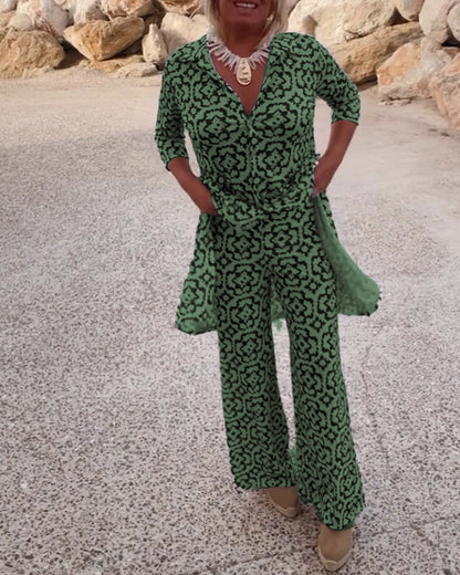 Howlite | Women's Summer Printed Two Trousers