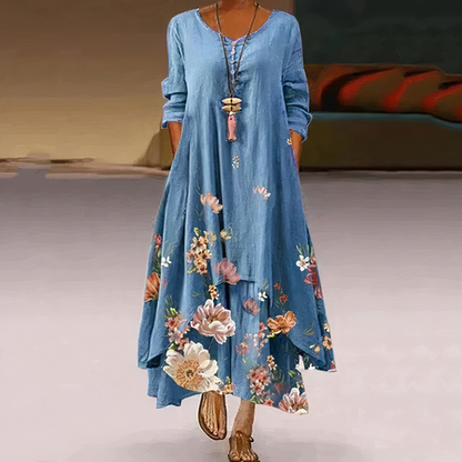 Tamsin | Women's Maxi Floral Oversized Casual Dress