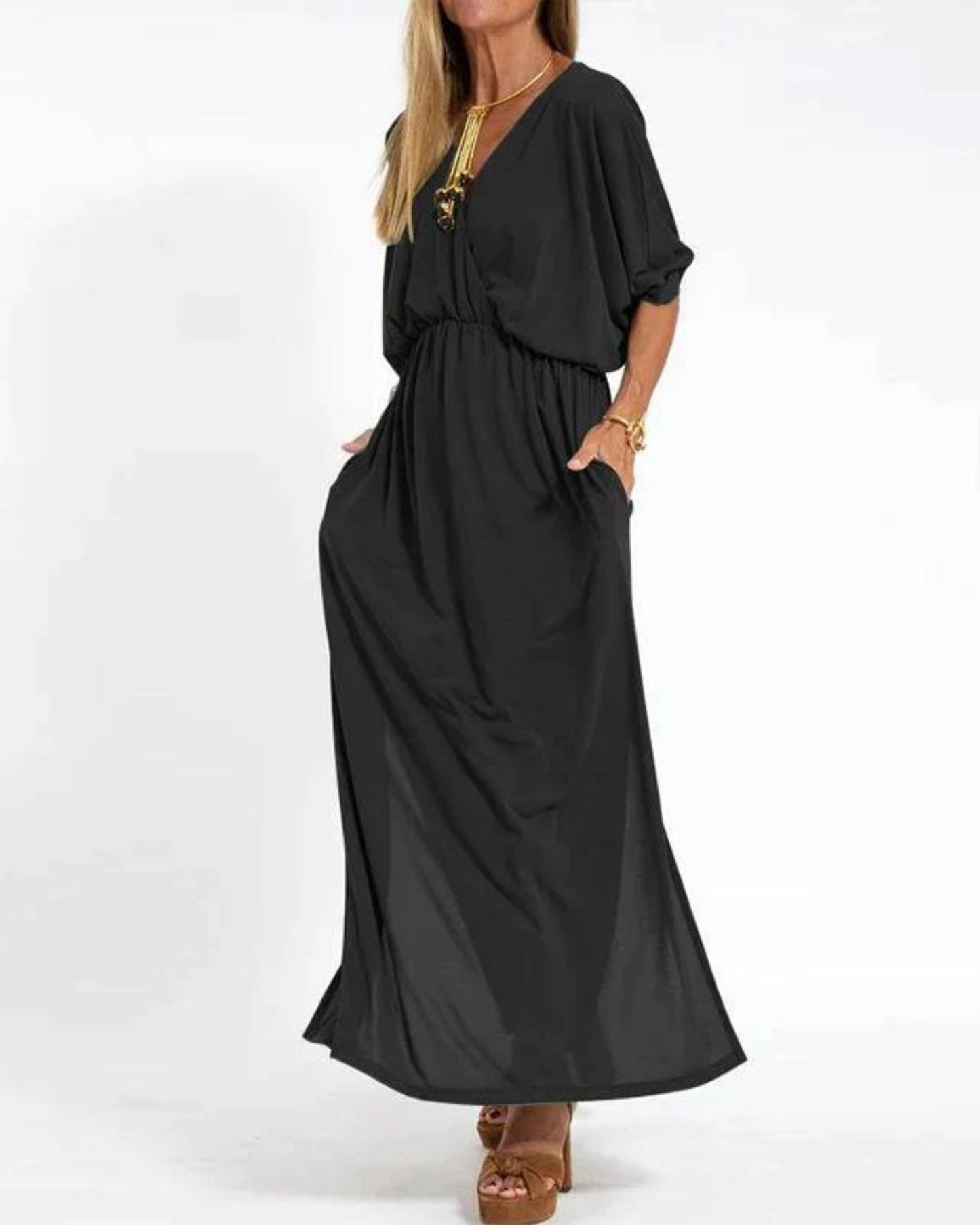 Amalia | Women's Beach Elegant Flowing Dress