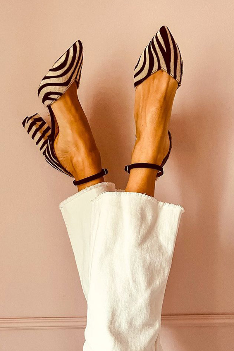 Turid | Women's Animal-Print Strappy Open-Toe Sandals