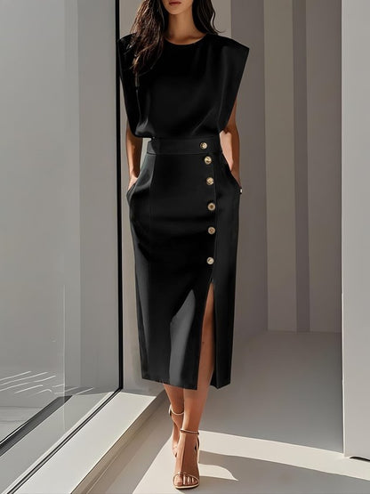 Dorothee | Women's Midi Effortless Charm Dress