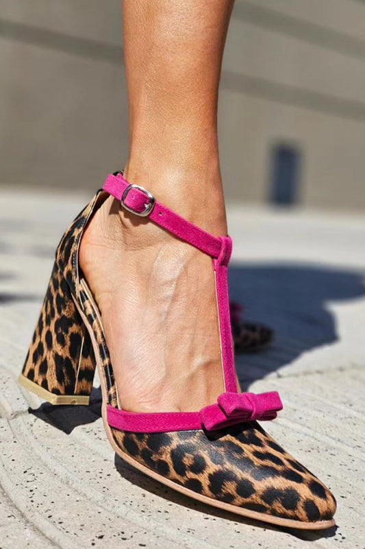 Zeina | Women's Animal-Print Green Leopard Sandals