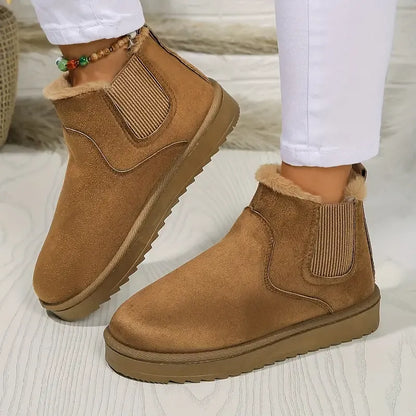 Eldora | Women's Lace Workwear Solid Boots