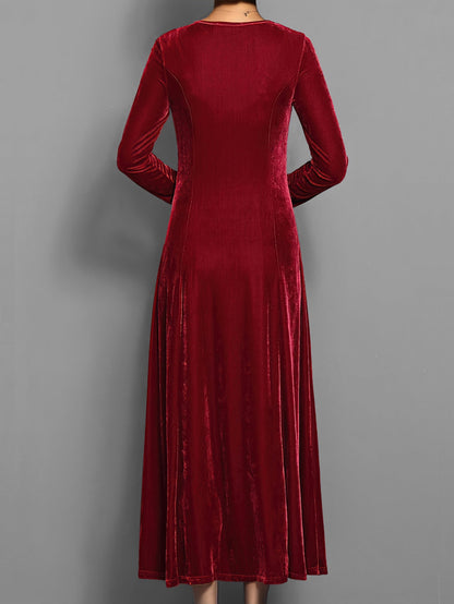 Caridad | Women's Lace Velvet Beach Dress
