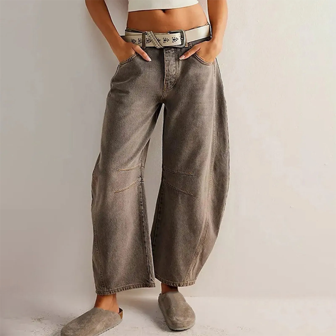 Margarida | Women's Oversized Wide-Leg High Jeans