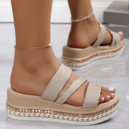 Jana | Women's Sequin Summer Sandals
