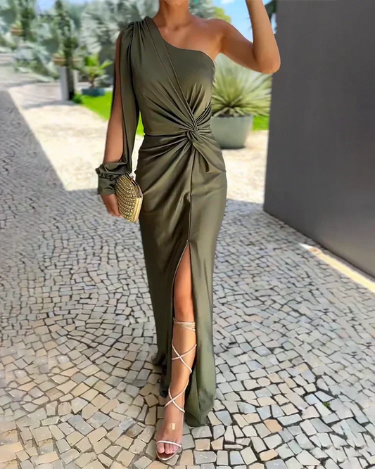 Zelora | Women's Wedding Guest Pleated Dress