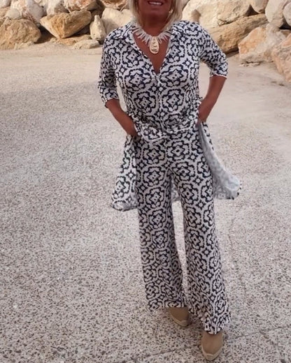 Howlite | Women's Summer Printed Two Trousers