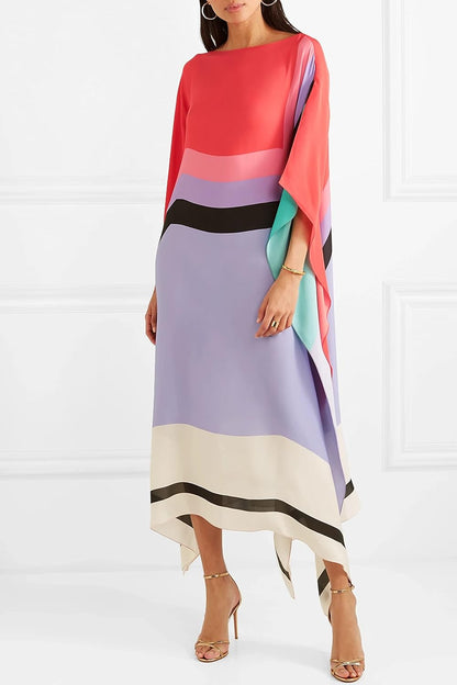 Pandora | Women's Maxi Striped Lace Summer Dress