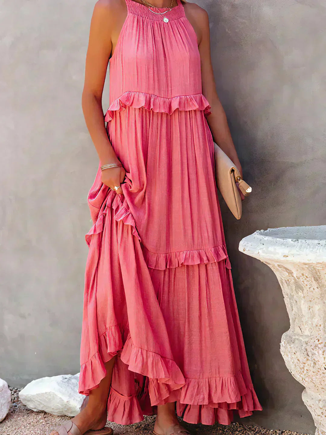 Donatella | Women's Ruffle Casual Refined Dress