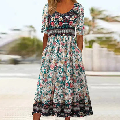 Philomene | Women's Boho Casual Bohemian Dress