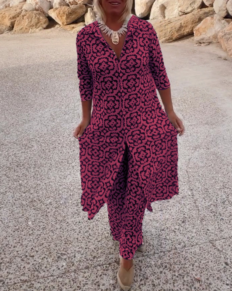Howlite | Women's Summer Printed Two Trousers