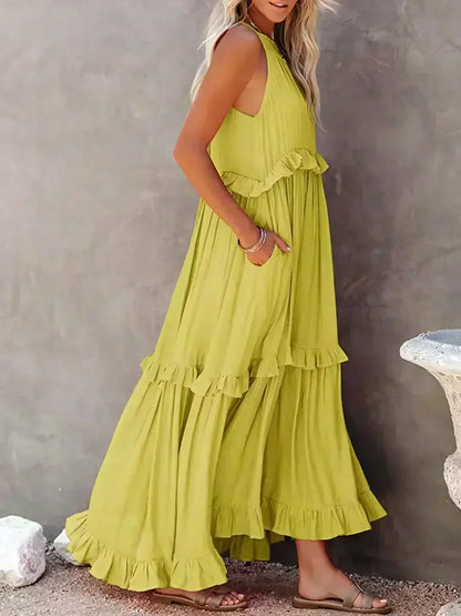 Donatella | Women's Ruffle Casual Refined Dress