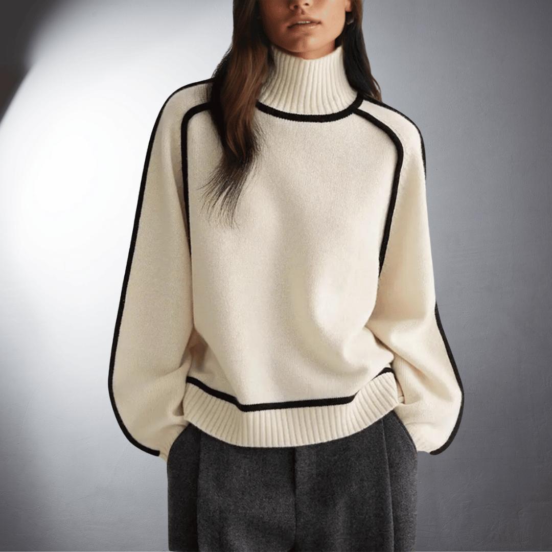 Quelindra | Women's Sustainable Oversized High-Neck Jumper