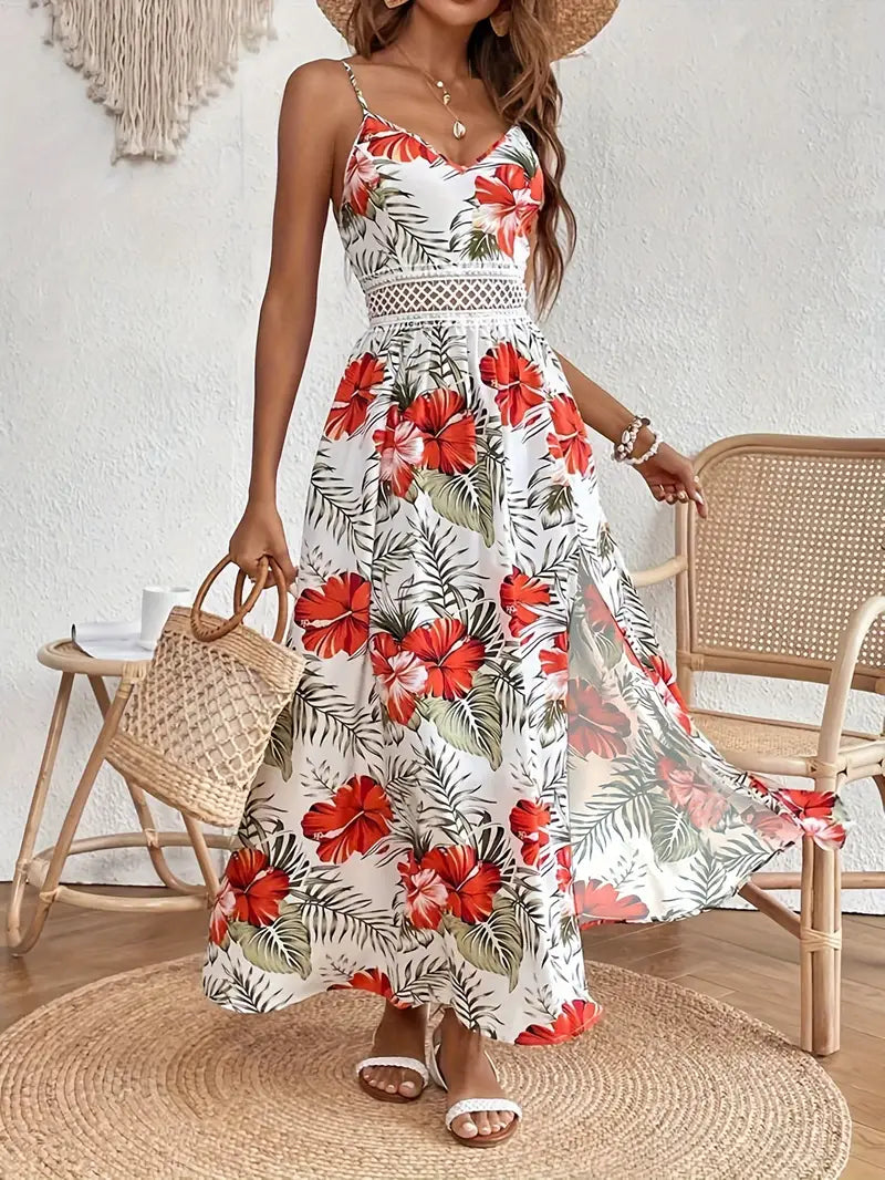 Delira | Women's Midi Floral Wedding Dress