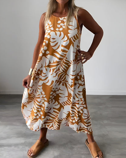 Capucine | Women's No-Sleeve Draped Refined Evening Dress