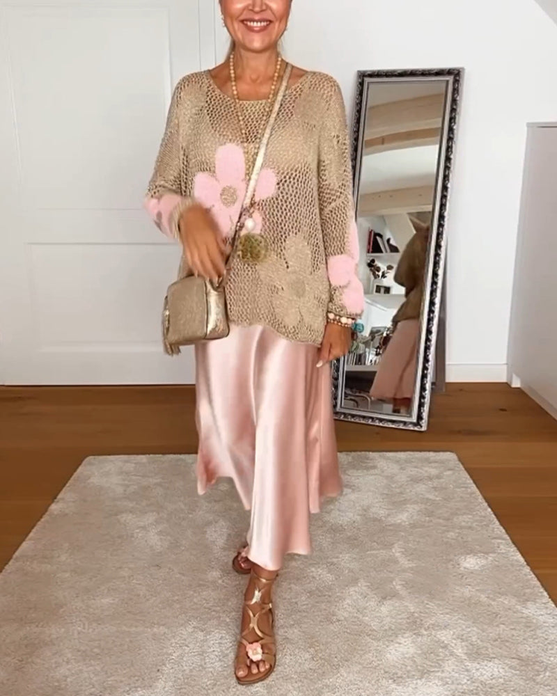 Zelania | Women's Floral Boho Oversized Wide-Leg Top