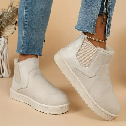 Eldora | Women's Lace Workwear Solid Boots