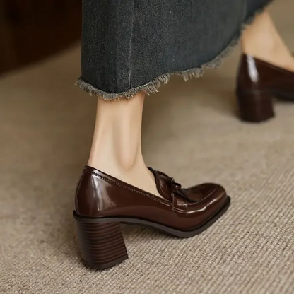 Lux | Women's Wide-Leg Workwear Tassel Heels