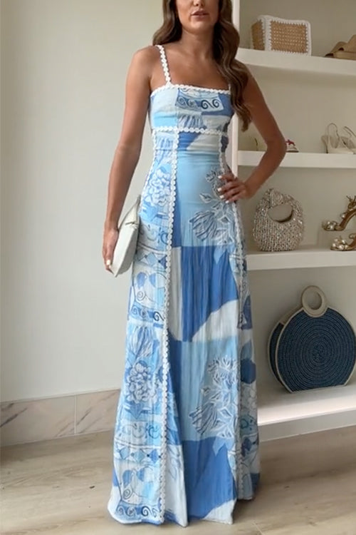 Deliva | Women's Maxi Tummy-Control Backless Wedding Evening Dress