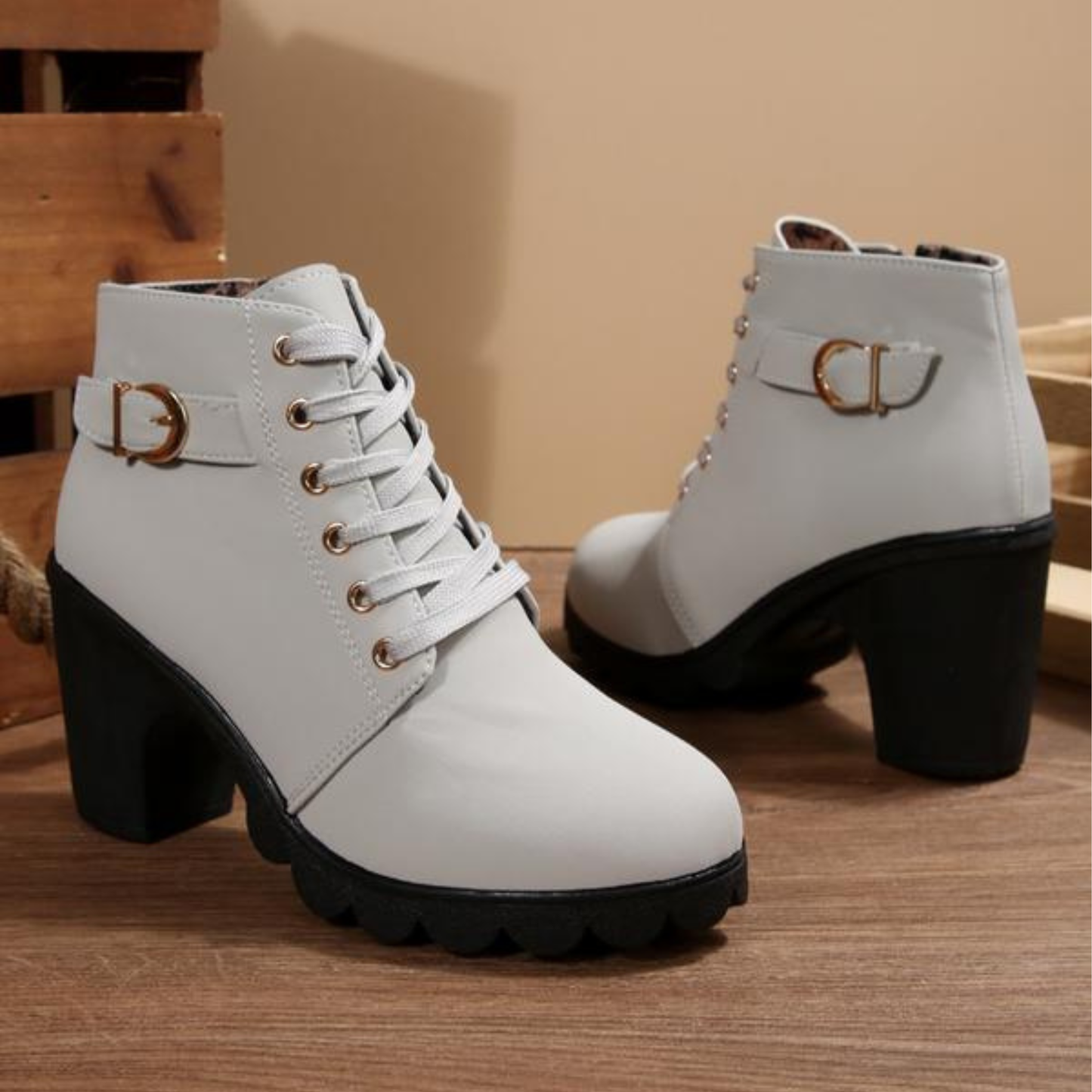 Silvarda | Women's Lace Casual Trendy Boots