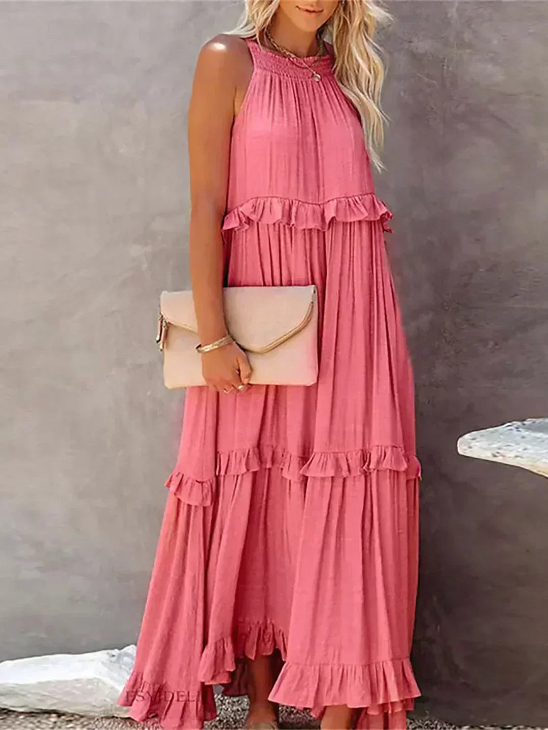 Donatella | Women's Ruffle Casual Refined Dress