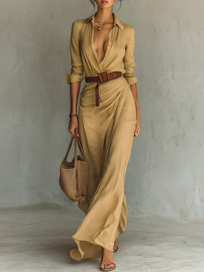 Hermine | Women's Maxi Lapel Full Dress