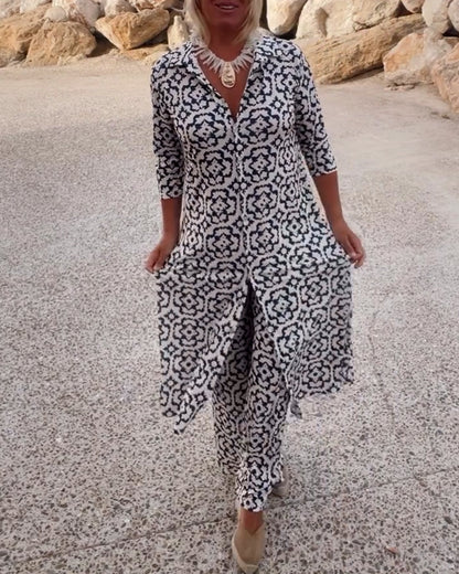 Howlite | Women's Summer Printed Two Trousers