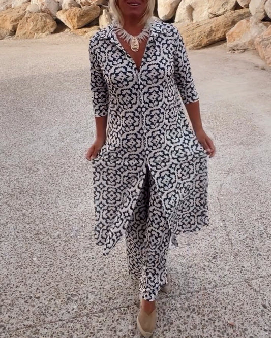 Howlite | Women's Summer Printed Two Trousers