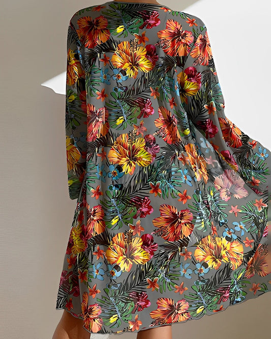 Nives | Women's Floral Beach Tropical Set