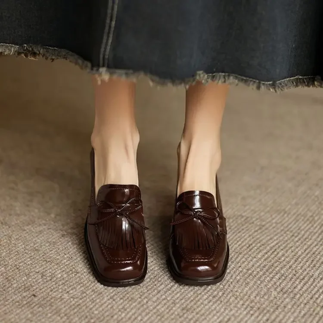 Lux | Women's Wide-Leg Workwear Tassel Heels