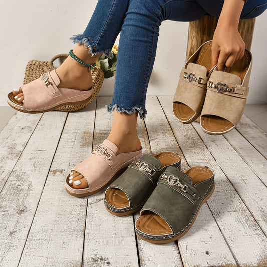Hyacinth | Women's Strappy Open-Toe Comfortable Sandals