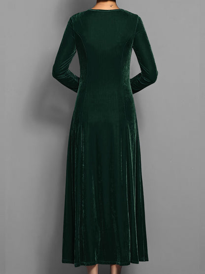 Caridad | Women's Lace Velvet Beach Dress