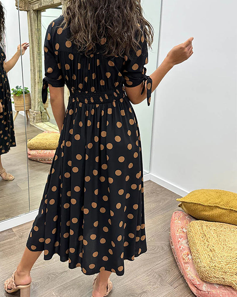 Celimene | Women's V-Neck Casual Refined Dress