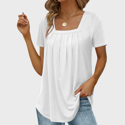 Palena | Women's Square-Neck Summer Airy Blouse