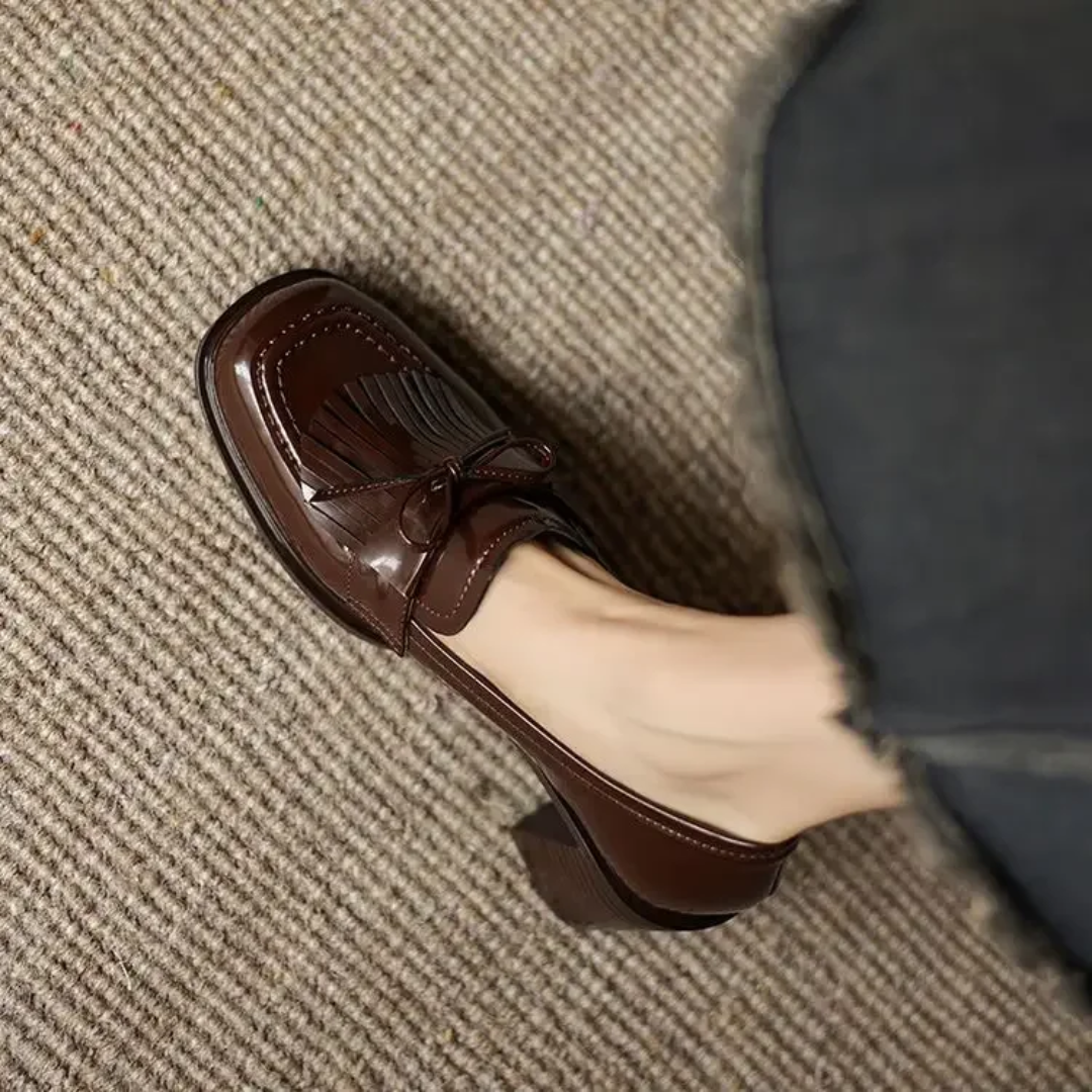 Lux | Women's Wide-Leg Workwear Tassel Heels