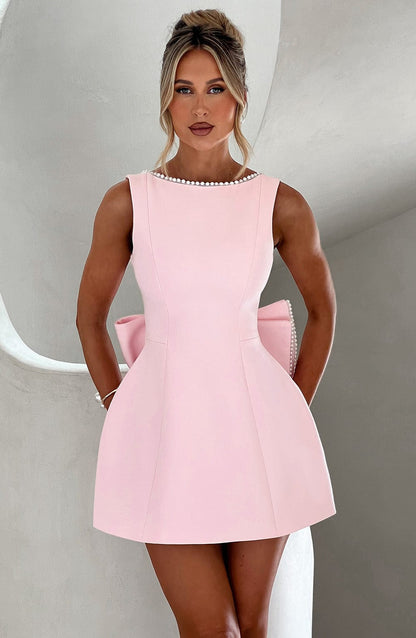 Cosette | Women's Mini Lace Pearl Dress