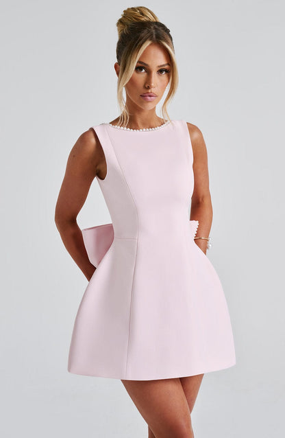 Cosette | Women's Mini Lace Pearl Dress