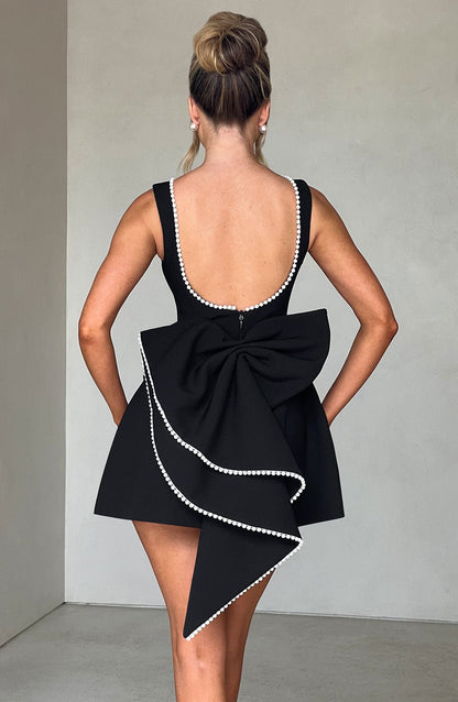 Cosette | Women's Mini Lace Pearl Dress