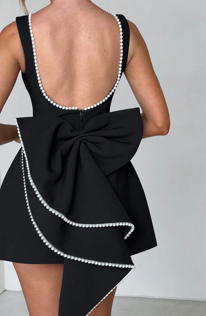 Cosette | Women's Mini Lace Pearl Dress