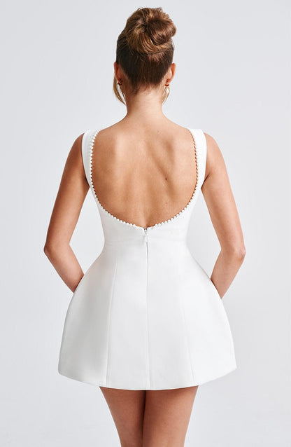 Cosette | Women's Mini Lace Pearl Dress