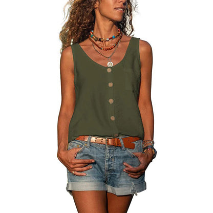 Saliva | Women's Oversized Casual Sleeveless Top