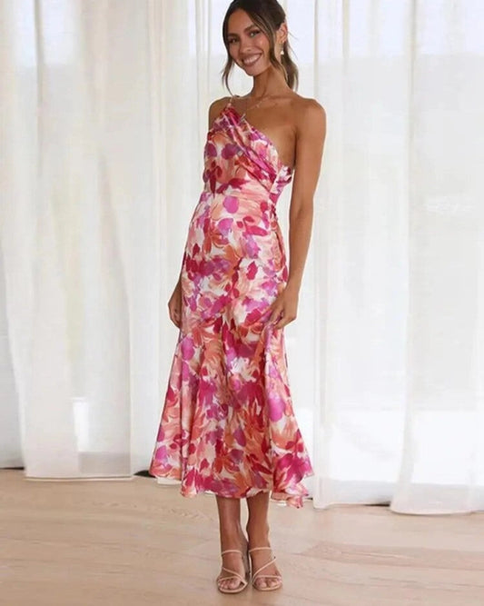 Delena | Women's Midi Floral Wedding Dress