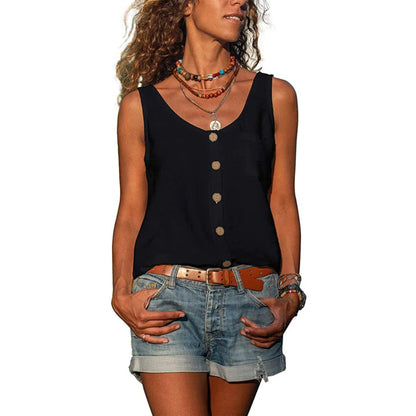 Saliva | Women's Oversized Casual Sleeveless Top