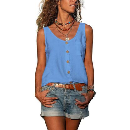 Saliva | Women's Oversized Casual Sleeveless Top