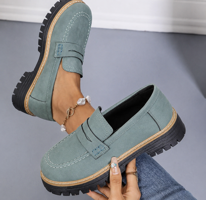 Kalliope | Women's Workwear Chunky Platform Loafers