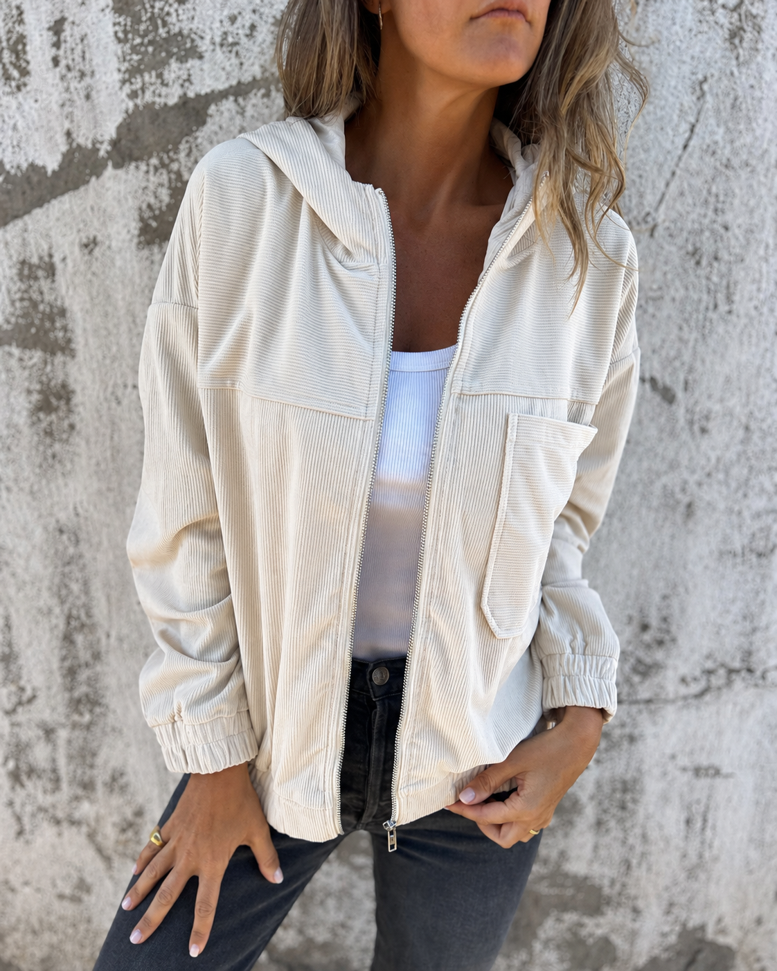 Ramira | Women's Casual Hooded Zip Jacket