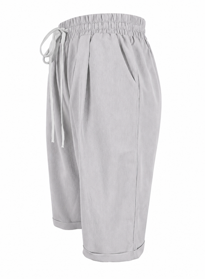 Aillin | Women's Beach Relaxed Capri Trousers